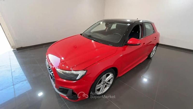 Usata Audi A1 Sportback S-Line 116 CV (85 kW) 2020 Rosso Utilitaria