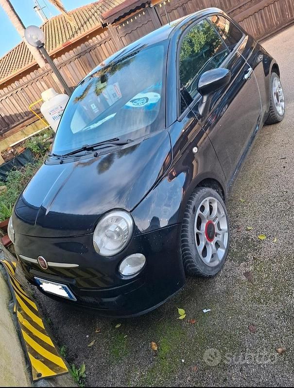 Usata Fiat 500 Sport 86 CV (63 kW) 2012 Nero Utilitaria