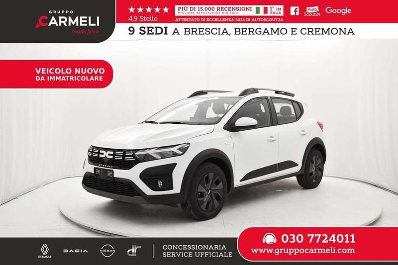 Bianco ghiaccio Nuova 2025 Dacia Sandero Expression Due volumi | 15.100 € (Ottimo prezzo) - Immagine 1/4