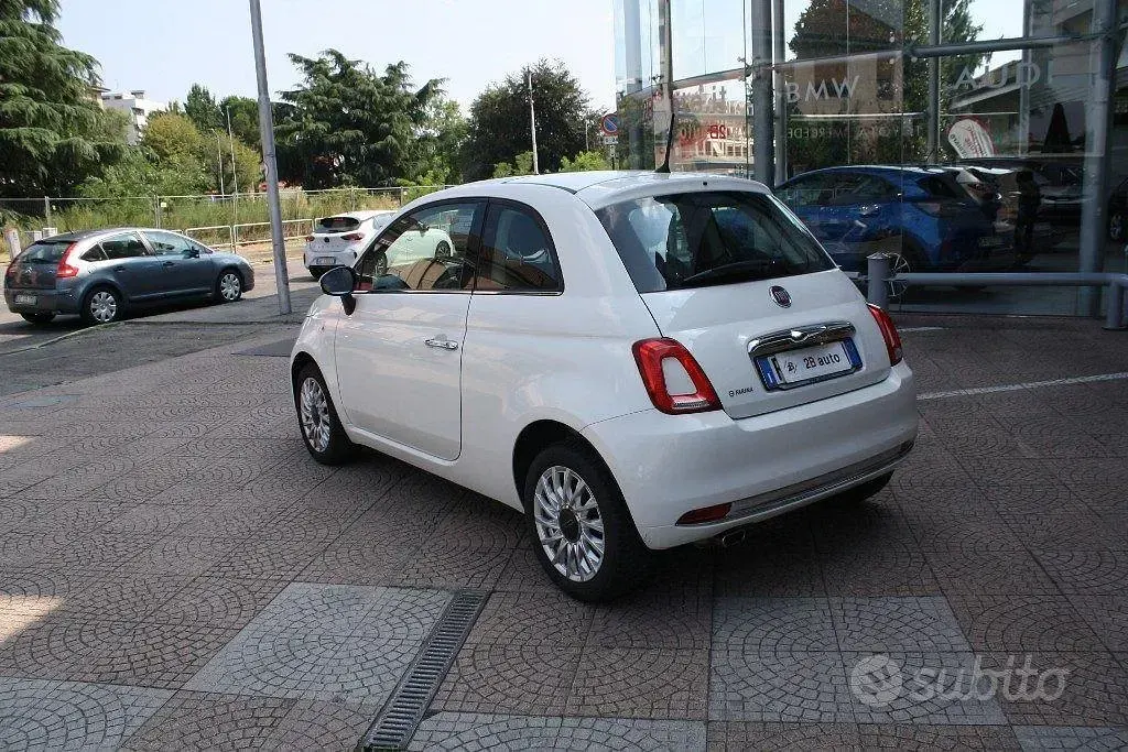 Usata Fiat 500 Lounge 69 CV (50 kW) 2018 Bianco Utilitaria