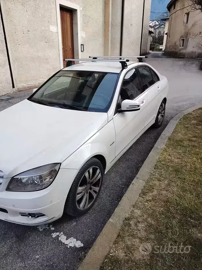 Usata Mercedes C200 136 CV (100 kW) 2008 Bianco Berlina