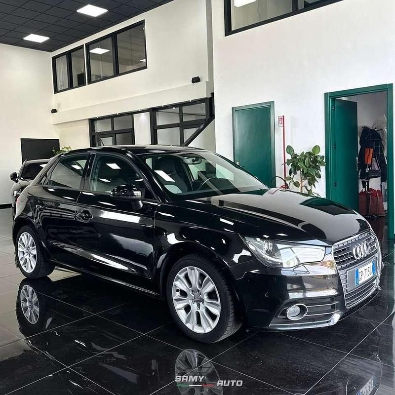 Usata Audi A1 Sportback 105 CV (77 kW) 2012 Nero Utilitaria