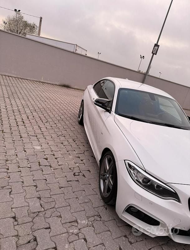 Usata BMW 220 M Sport 184 CV (135 kW) 2015 Bianco Coupé
