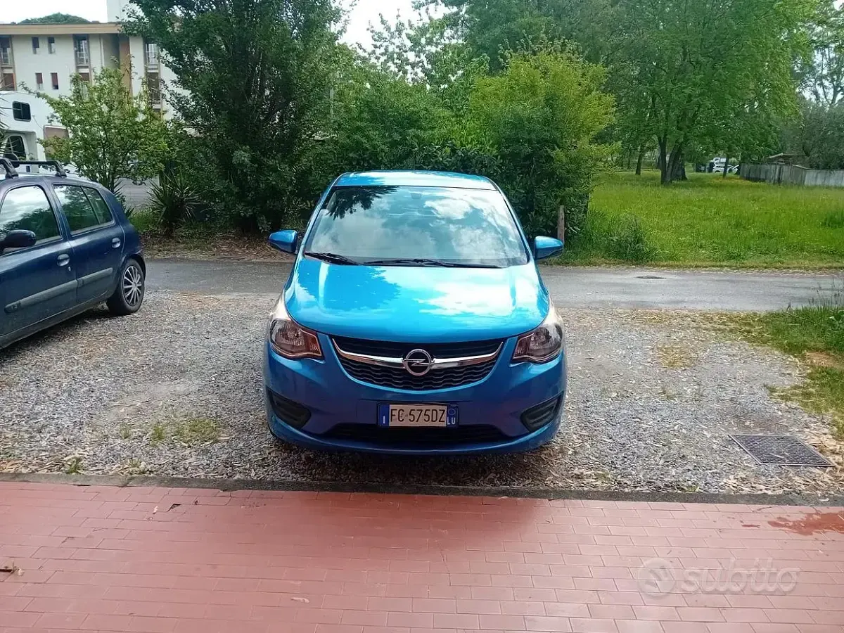 Usata Opel Karl 75 CV (55 kW) 2016 Blu Utilitaria