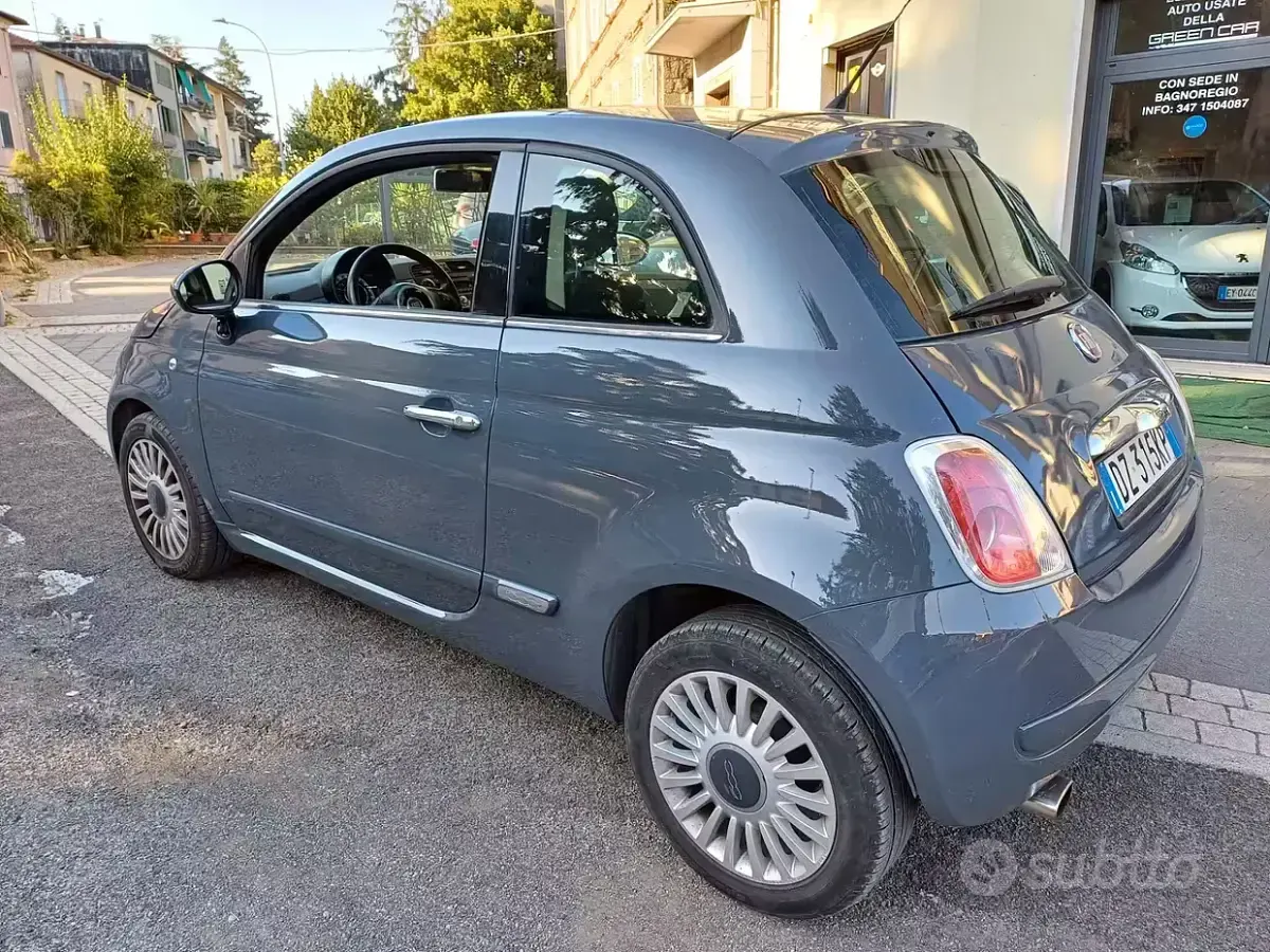 Usata Fiat 500 Lounge 69 CV (50 kW) 2009 Grigio Cabrio
