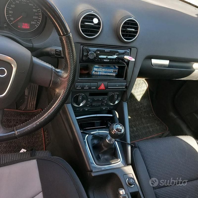 Usata Audi A3 Sport 140 CV (102 kW) 2008 Grigio Berlina