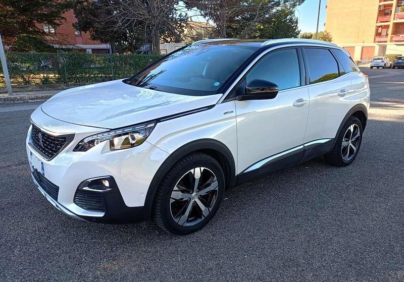 Bianco perlato Usata 2017 Peugeot 3008 GT-line SUV | 13.900 € (Buon prezzo) - Immagine 1/4