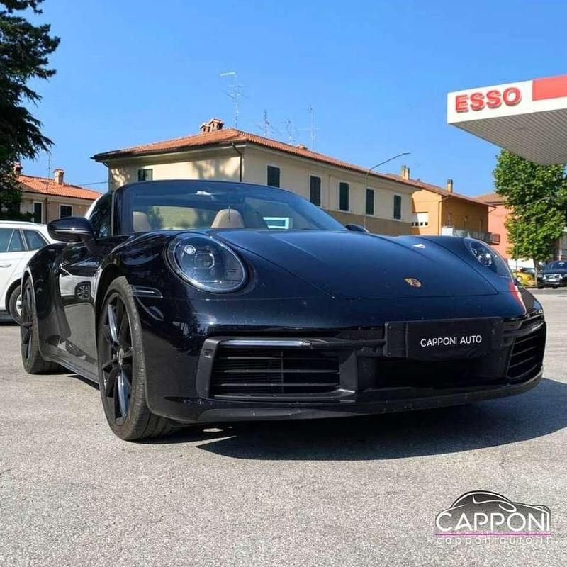 Usata Porsche 911 Targa 4 385 CV (283 kW) 2023 Nero Cabrio