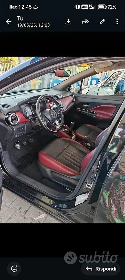 Usata Nissan Micra Tekna 90 CV (66 kW) 2017 Nero Utilitaria