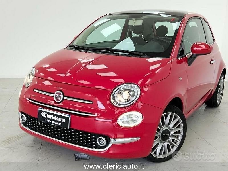 Usata Fiat 500C Lounge 95 CV (69 kW) 2016 Rosso Cabrio