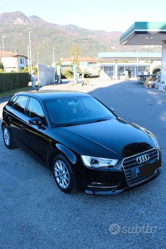 Usata Audi A3 Attraction 110 CV (80 kW) 2016 Nero Berlina