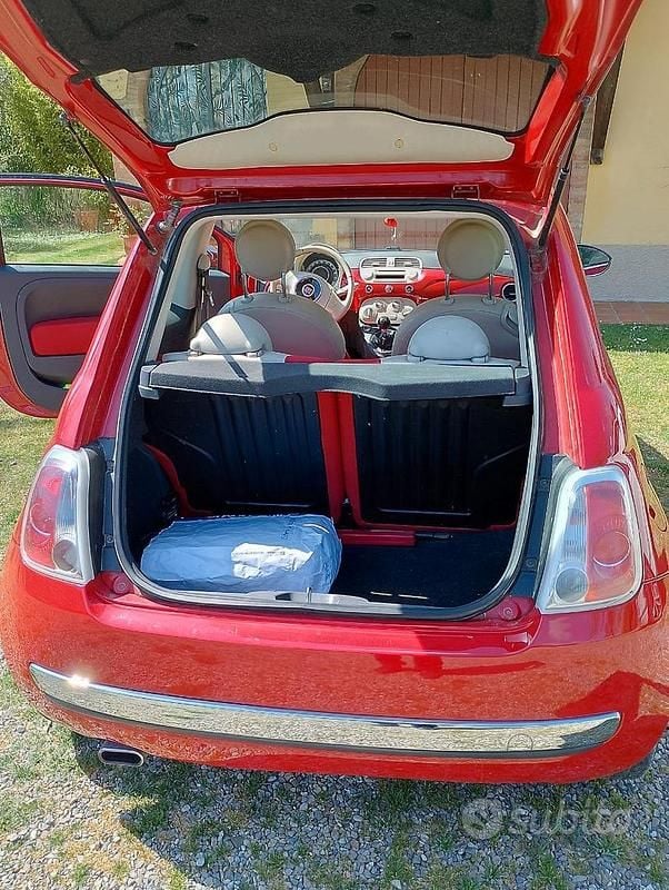 Usata Fiat 500 95 CV (69 kW) 2012 Rosso Berlina