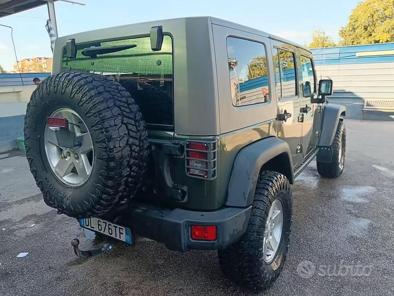 Usata Jeep Wrangler Rubicon 177 CV (130 kW) 2008 Verde SUV