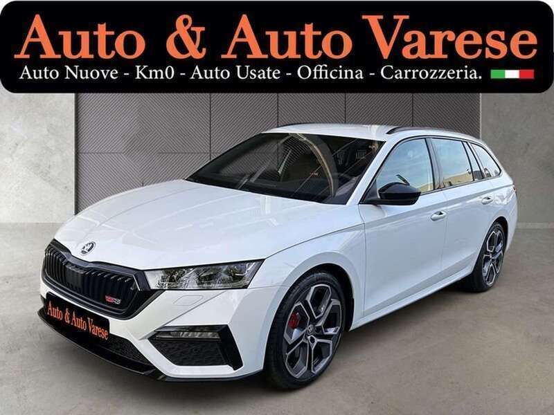Bianco Usata 2022 Skoda Octavia RS Station wagon | 36.900 € (Molto cara) - Immagine 1/4