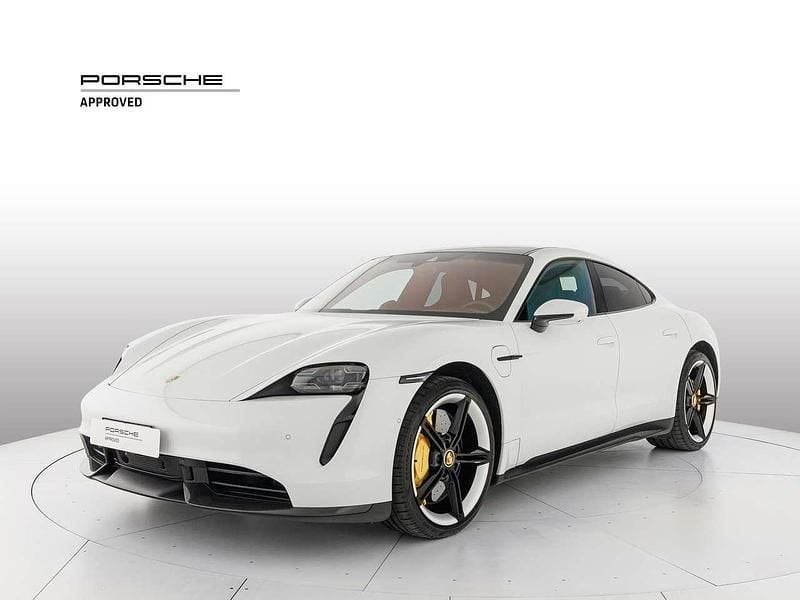 Usata Porsche Taycan Turbo S 141 kW (193 CV) 2021 Bianco Berlina