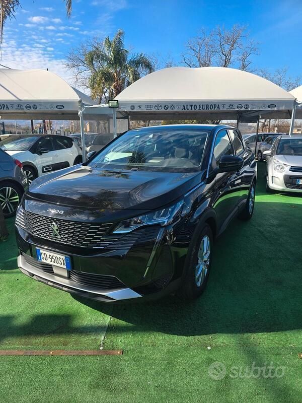 Usata Peugeot 3008 Business-Line 131 CV (96 kW) 2020 Nero SUV
