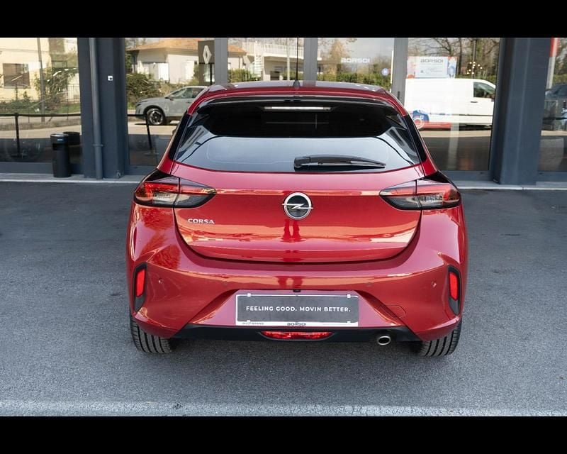 Usata Opel Corsa GS Line 101 CV (74 kW) 2021 Rosso metallizzato Utilitaria
