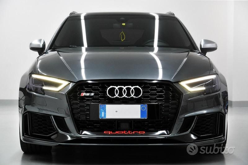 Usata Audi RS3 Ambiente 400 CV (294 kW) 2018 Grigio Berlina