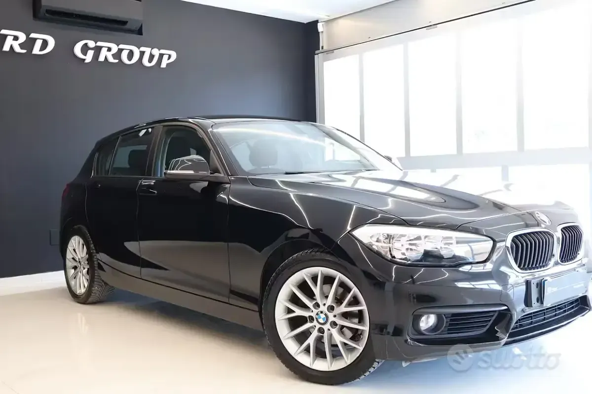 Usata BMW 118 Advantage 136 CV (100 kW) 2018 Nero Berlina