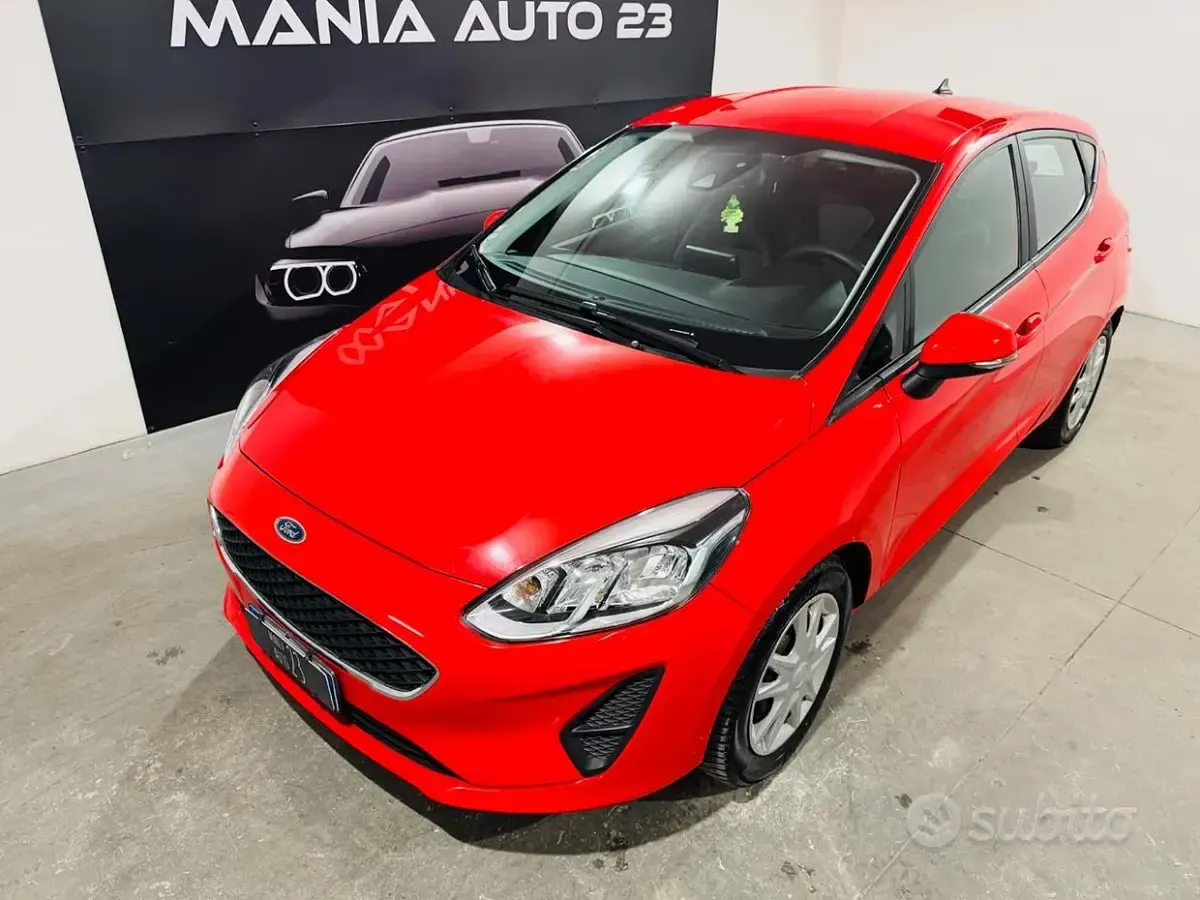 Usata Ford Fiesta Titanium 75 CV (55 kW) 2022 Rosso Utilitaria
