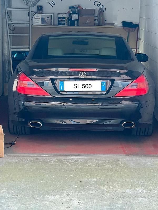 Usata Mercedes SL500 2002 Nero Cabrio