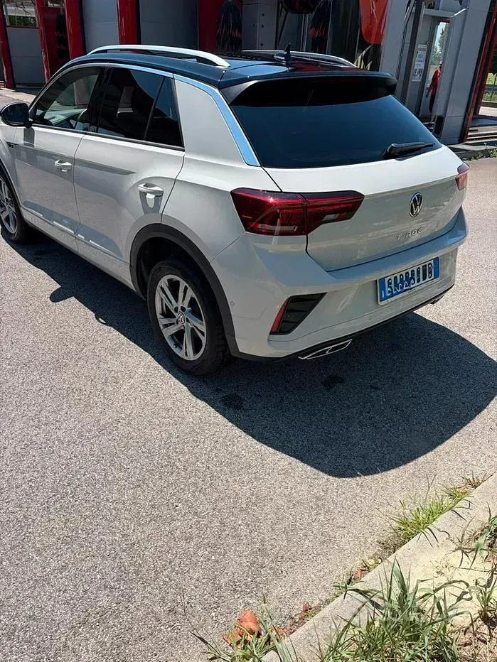 Usata VW T-Roc R 110 CV (80 kW) 2023 Bianco SUV
