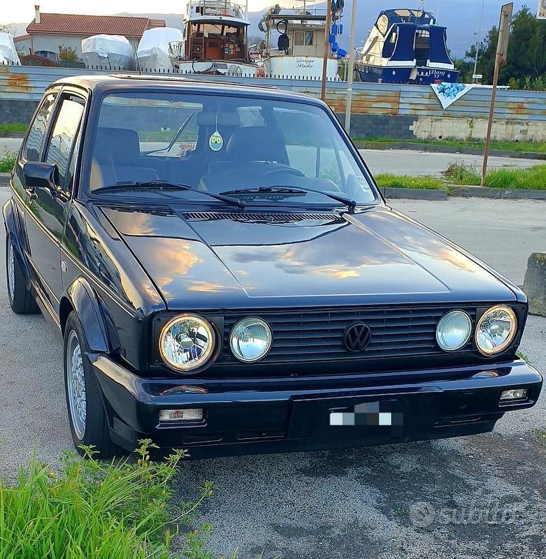 Usata VW Golf II 1983 Nero Utilitaria