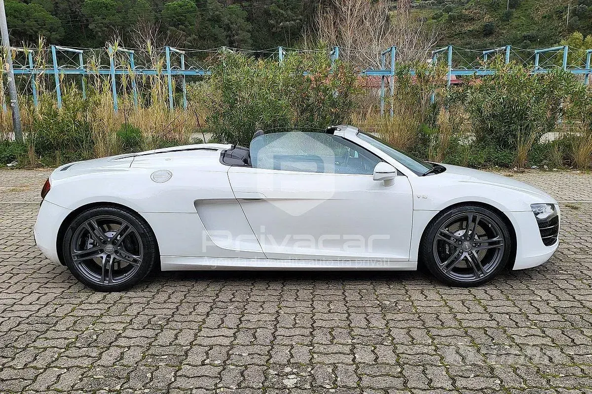 Usata Audi R8 Spyder 525 CV (386 kW) 2012 Bianco Cabrio