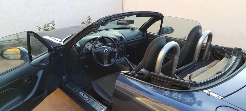 Usata Mazda MX5 110 CV (80 kW) 2002 Blu Cabrio