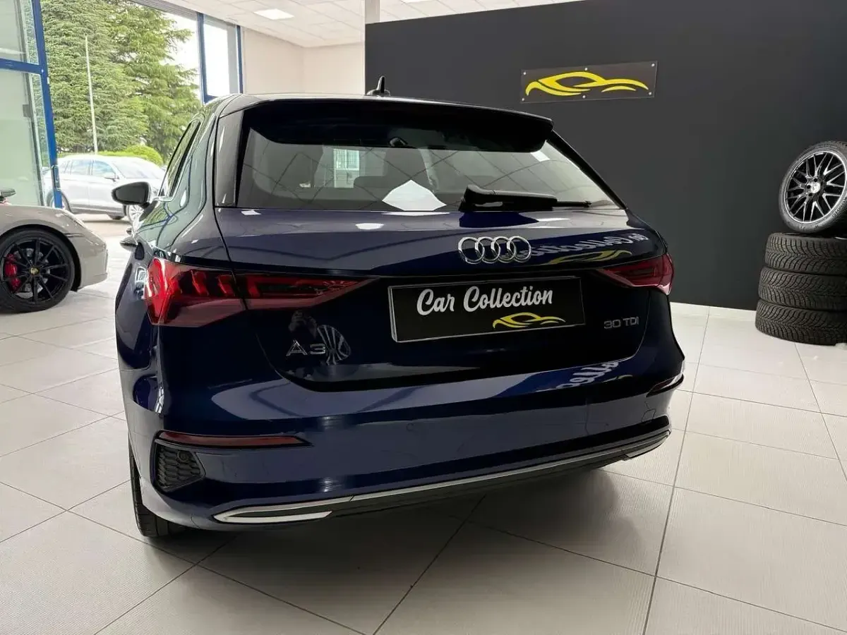 Usata Audi A3 Advanced 116 CV (85 kW) 2021 Blu/azzurro Berlina