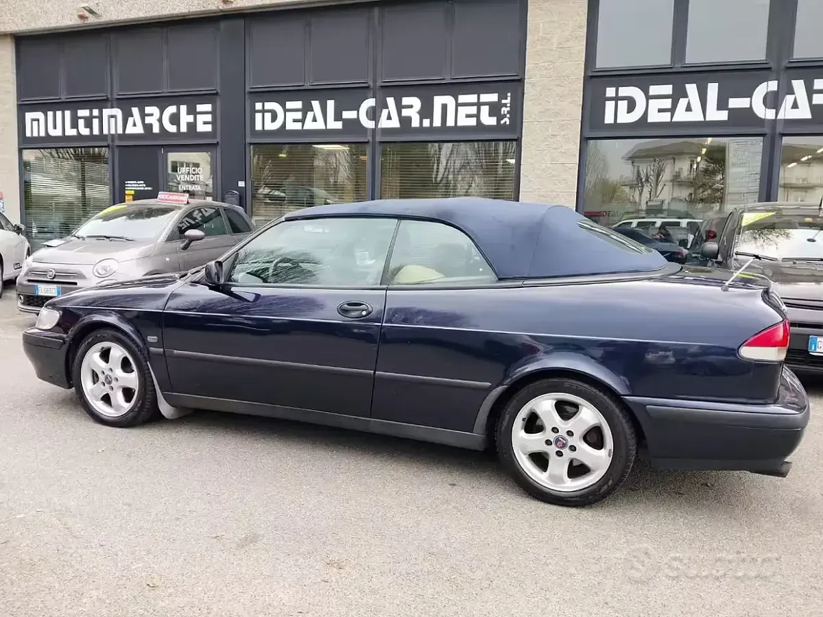 Usata Saab 9-3 Cabriolet 150 CV (110 kW) 2002 Blu Cabrio