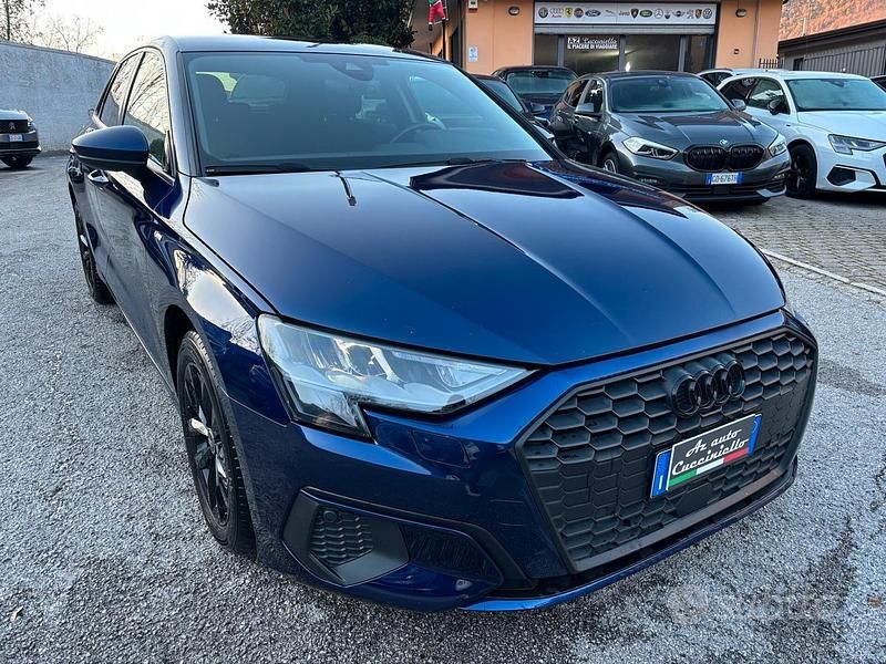 Usata Audi A3 Ambiente 116 CV (85 kW) 2022 Blu Berlina