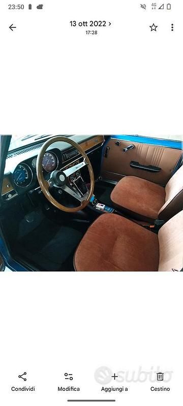 Usata Alfa Romeo Giulia Super 1970 Blu Berlina