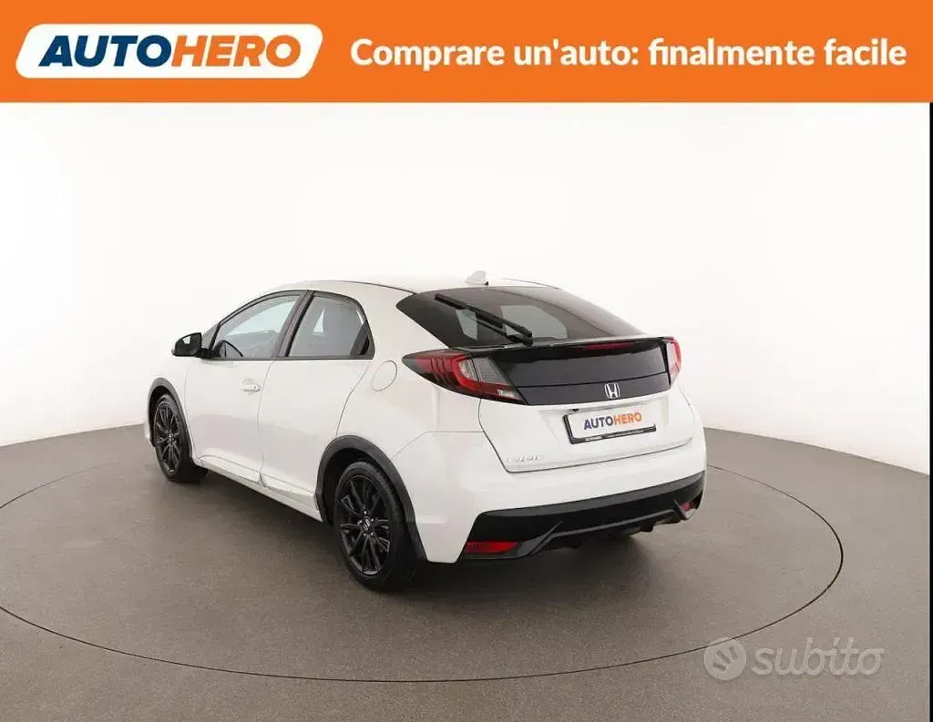 Usata Honda Civic Elegance 120 CV (88 kW) 2015 Bianco Berlina