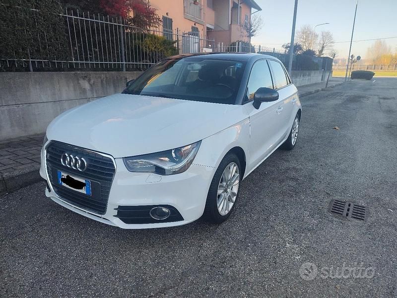 Usata Audi A1 Sportback S-Line 90 CV (66 kW) 2014 Bianco Utilitaria
