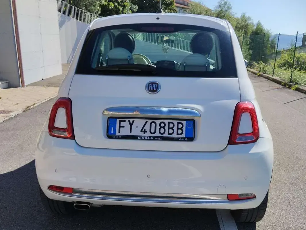 Usata Fiat 500 Lounge 69 CV (50 kW) 2019 Bianco Utilitaria