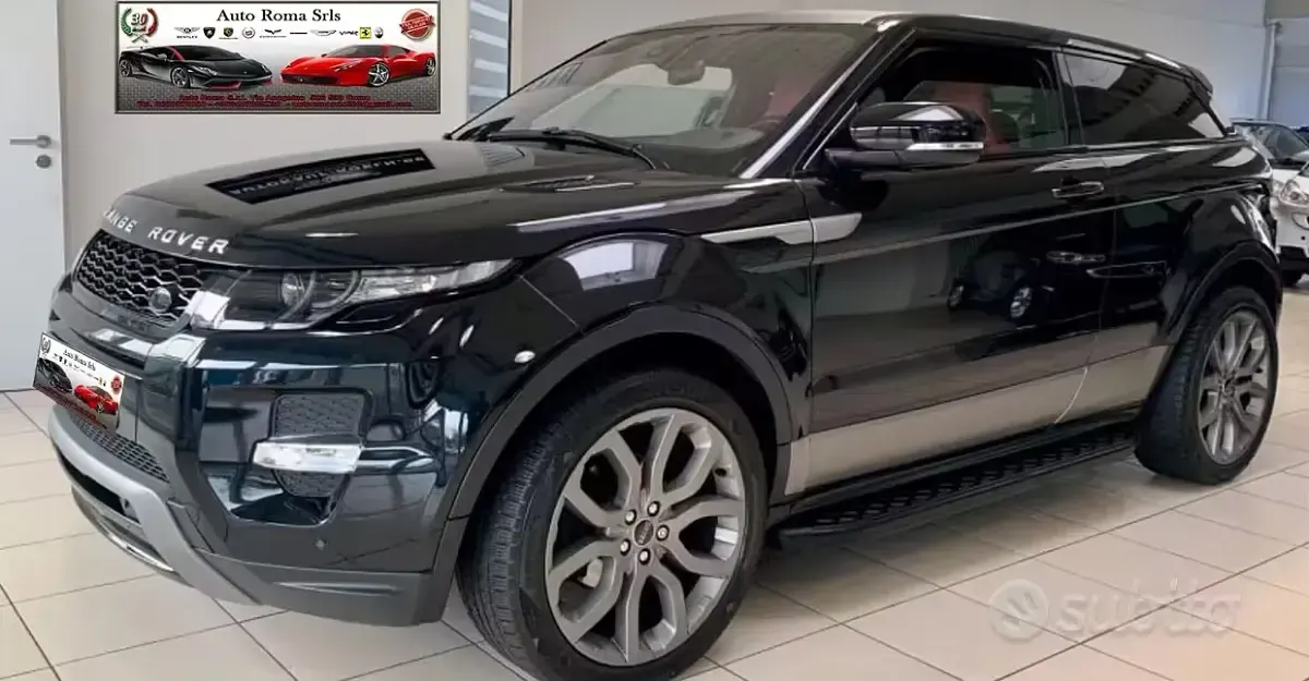 Usata Land Rover Range Rover evoque Prestige 241 CV (177 kW) 2013 Nero SUV