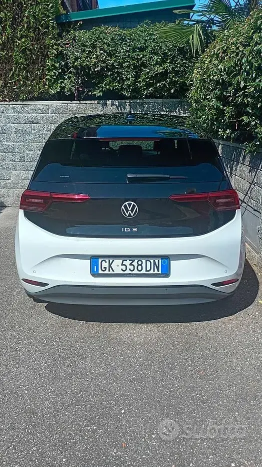 Usata VW ID.3 Pro Performance 69 kW (95 CV) 2022 Bianco Utilitaria