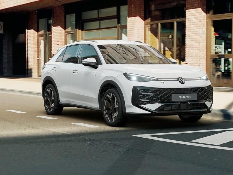 Nuova VW T-Roc R-line 150 CV (110 kW) 2025 Pure white SUV