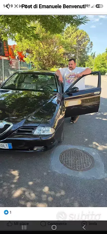Usata Alfa Romeo 166 150 CV (110 kW) 2002 Nero Berlina