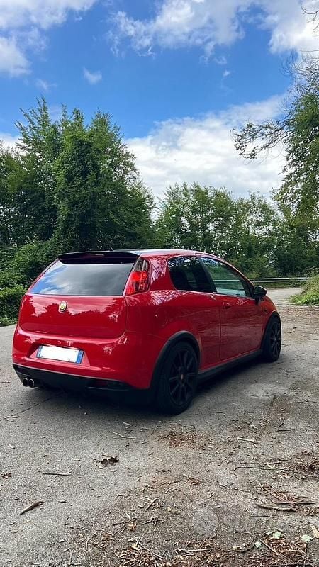 Usata Abarth Grande Punto 2008 Rosso Utilitaria