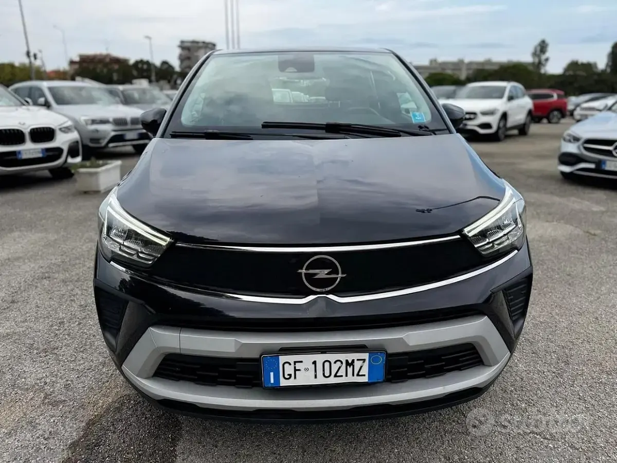 Usata Opel Crossland Elegance 83 CV (61 kW) 2021 Nero SUV