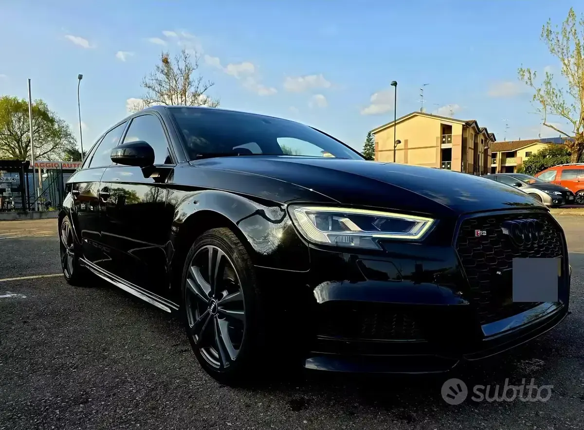 Usata Audi S3 Performance 310 CV (228 kW) 2017 Nero Berlina