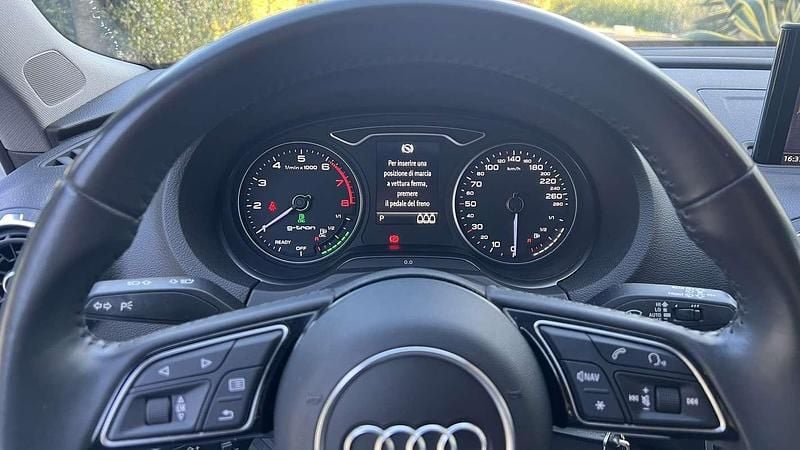 Usata Audi A3 Ambiente 131 CV (96 kW) 2020 Bianco Berlina
