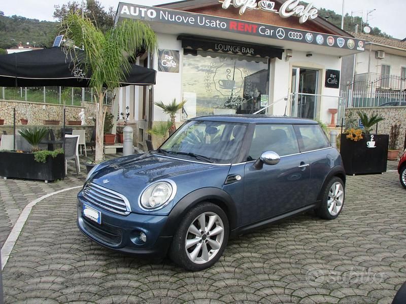 Begagnad Mini ONE 98 HK (72 kW) 2011 Blå Halvkombi