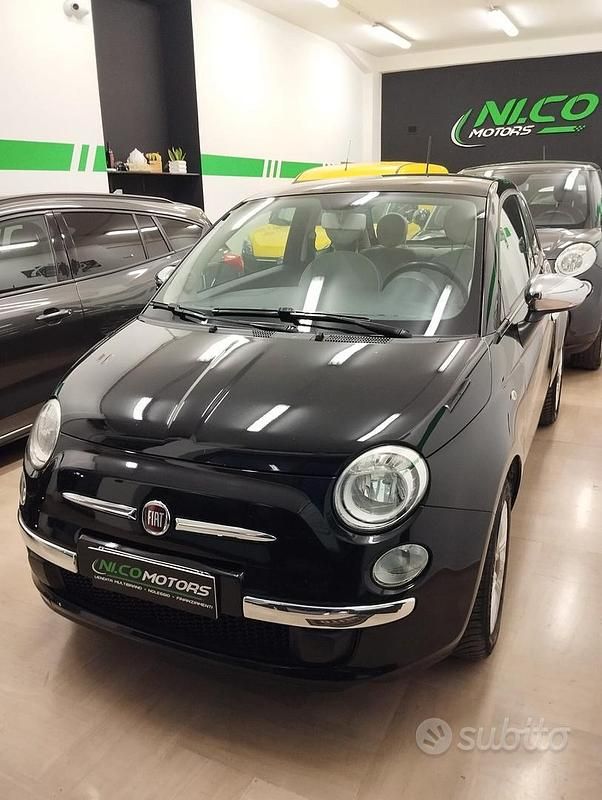 Usata Fiat 500 Lounge 69 CV (50 kW) 2014 Nero Berlina