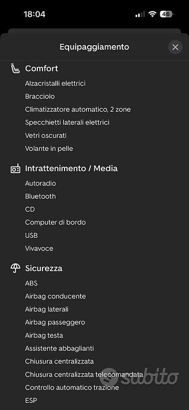 Usata Ford Focus Titanium 90 CV (66 kW) 2010 Bianco Berlina