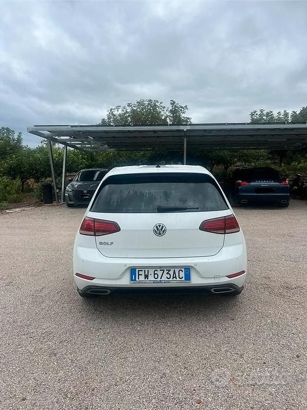 Usata VW Golf VII R-line 115 CV (84 kW) 2019 Bianco Berlina