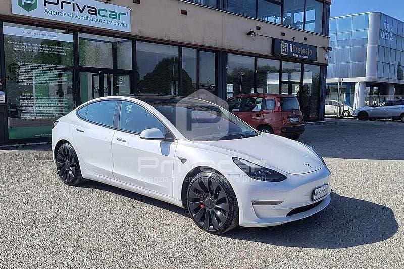 Usata Tesla Model 3 Long Range AWD 155 kW (211 CV) 2022 Bianco Berlina