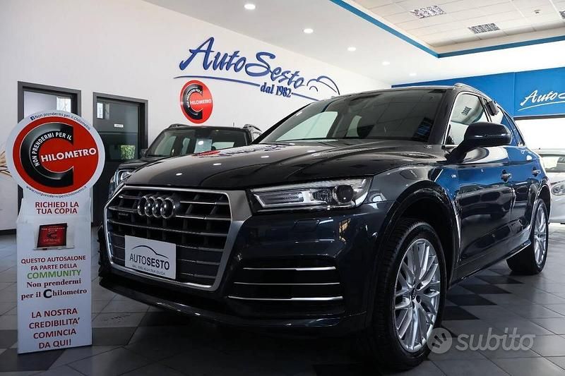 Usata Audi Q5 S-line plus 163 CV (119 kW) 2019 Grigio manhattan SUV